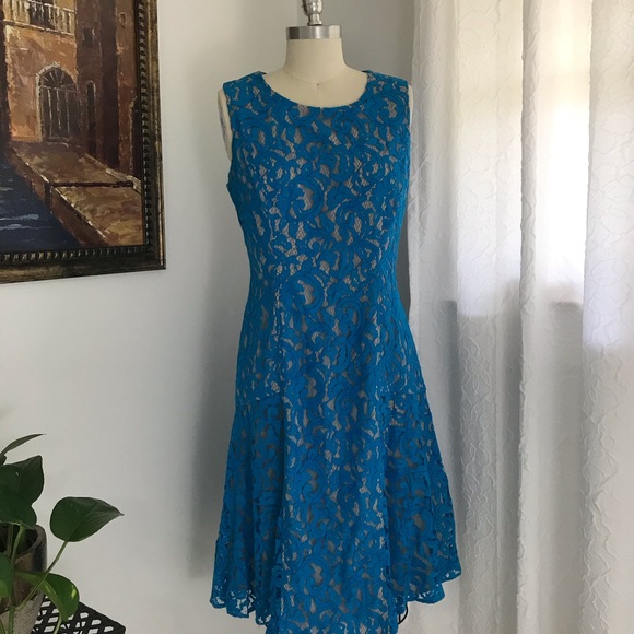 Sleeveless Fit and Flair Cocktail Midi Dress - Picture 6 of 16